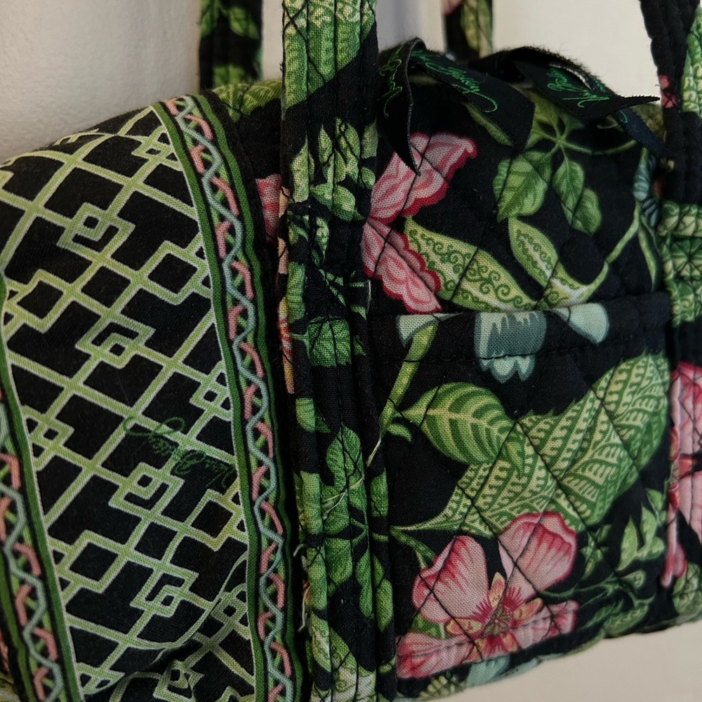 Vera Bradley barrel shoulder bag